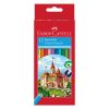 Моливи 12 цвята дълги Faber Castell