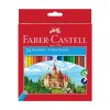 Моливи 24 цвята дълги + острилка Faber Castell