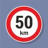 Знак Забранено движението над 50км -248
